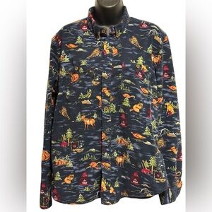 Men's Canadiana / Outdoors Patterned Button-Up Shirt